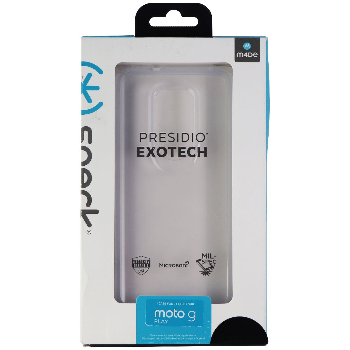 Speck Presidio Exotech Series Case for Motorola Moto G PLAY - Clear Cell Phone - Cases, Covers & Skins Speck    - Simple Cell Bulk Wholesale Pricing - USA Seller