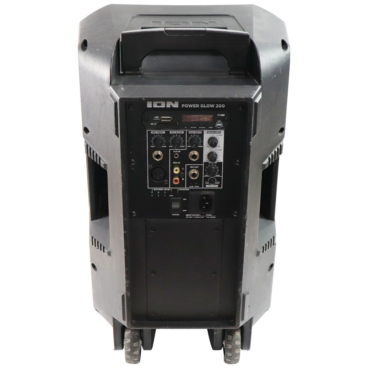 ION Power Glow 200 Rechargeable 200-Watt PA System with Lights Home Multimedia - Home Speakers & Subwoofers ION Audio    - Simple Cell Bulk Wholesale Pricing - USA Seller