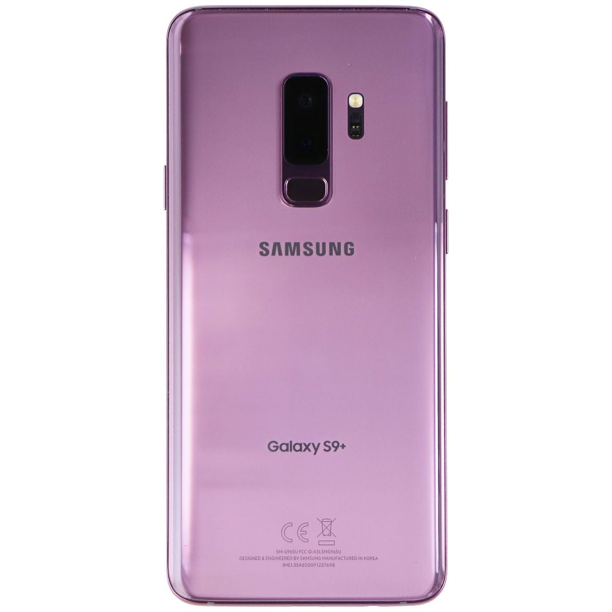 Samsung Galaxy S9+ (6.2-in) Smartphone (SM-G965U) AT&T Only - 64GB/Lilac Purple Cell Phones & Smartphones Samsung    - Simple Cell Bulk Wholesale Pricing - USA Seller