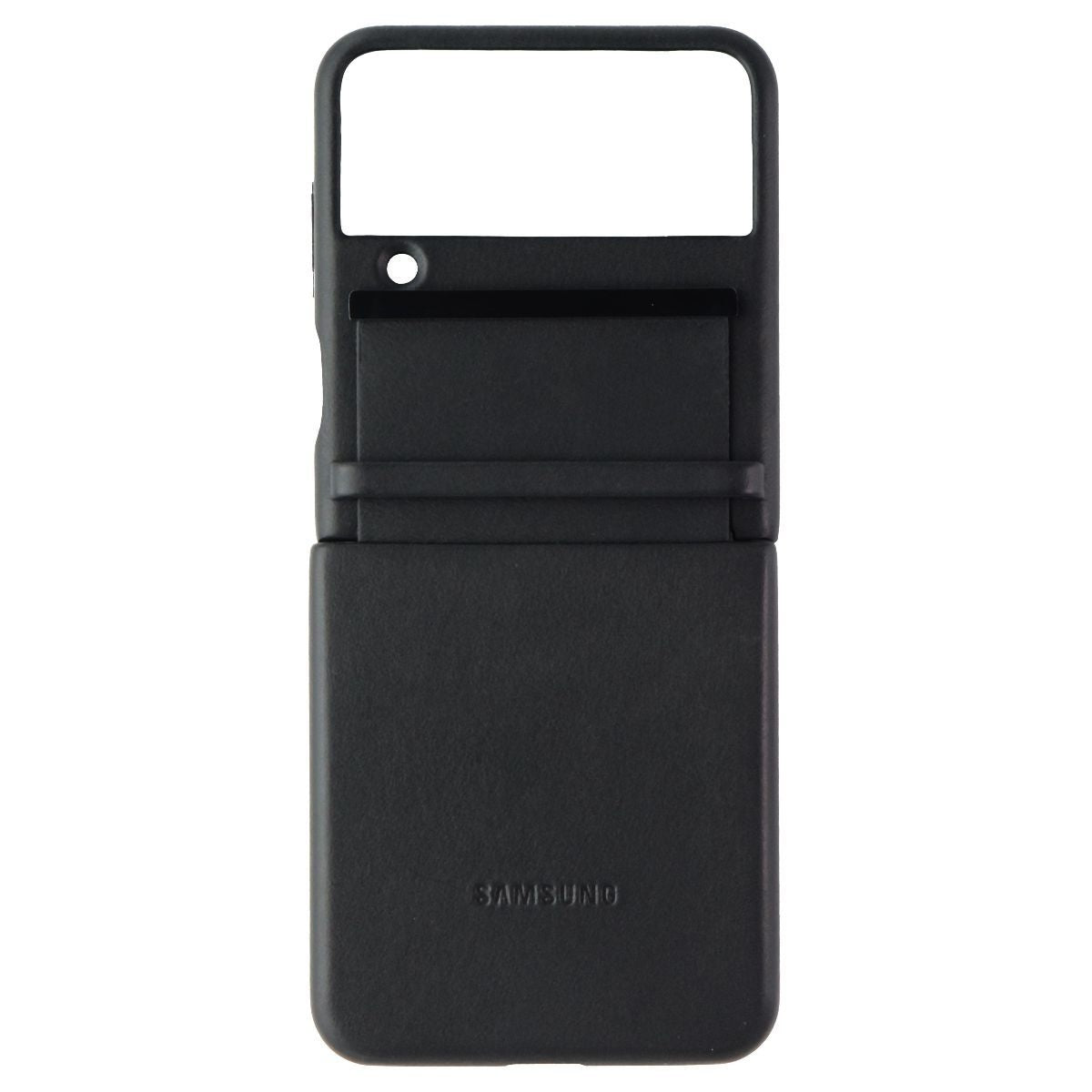 Samsung Flap Leather Cover for Samsung Galaxy Z Flip4 - Black Cell Phone - Cases, Covers & Skins Samsung    - Simple Cell Bulk Wholesale Pricing - USA Seller