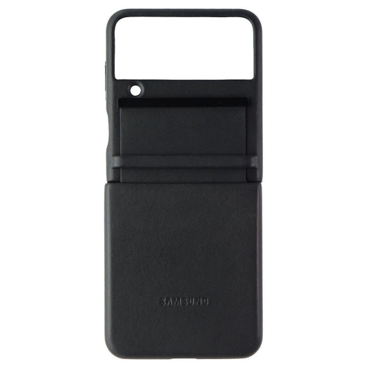 Samsung Flap Leather Cover for Samsung Galaxy Z Flip4 - Black Cell Phone - Cases, Covers & Skins Samsung    - Simple Cell Bulk Wholesale Pricing - USA Seller