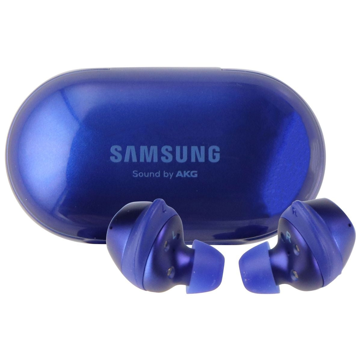 Samsung Galaxy Buds+ True Wireless Earbud Headphones - Aura Blue (SM-R175) Portable Audio - Headphones Samsung    - Simple Cell Bulk Wholesale Pricing - USA Seller