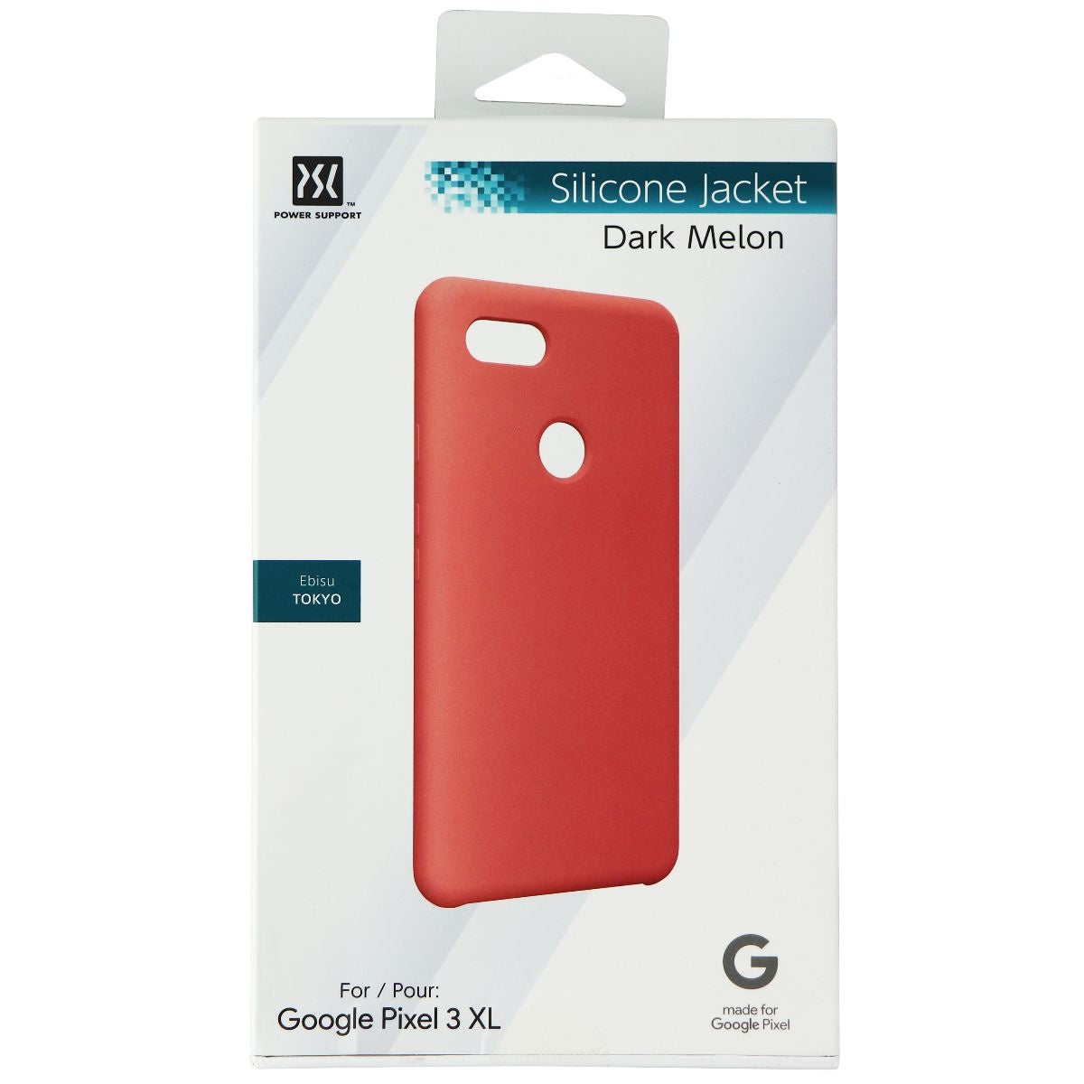Power Support Silicone Jacket Series Case for Google Pixel 3 XL - Dark Melon Cell Phone - Cases, Covers & Skins Power Support    - Simple Cell Bulk Wholesale Pricing - USA Seller
