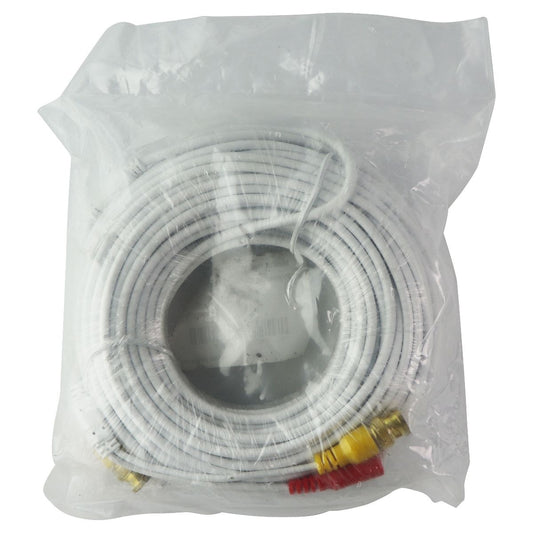 100ft Video and Power Cable Wire Cord w/ Connector for CCTV Security Camera TV, Video & Audio Accessories - Video Cables & Interconnects Unbranded    - Simple Cell Bulk Wholesale Pricing - USA Seller