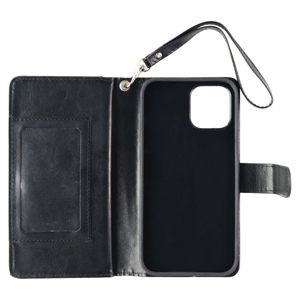 Tekcoo Hardshell Wallet Case for Apple iPhone 12 Pro Max - Black Cell Phone - Cases, Covers & Skins Tekcoo    - Simple Cell Bulk Wholesale Pricing - USA Seller