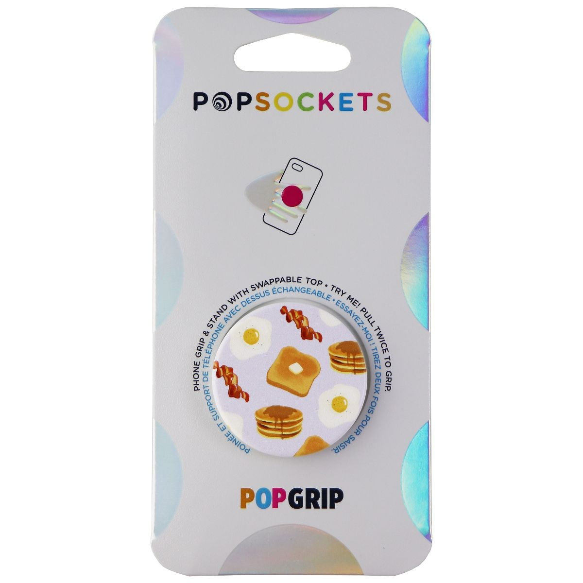 PopSockets: PopGrip with Swappable Top for Phones & Tablets - Brunch Bunch Cell Phone - Mounts & Holders PopSockets    - Simple Cell Bulk Wholesale Pricing - USA Seller