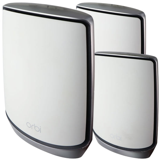 NETGEAR Orbi Whole Home Tri-band Mesh Wi-Fi 6 System (RBK853) AX6000 Up to 6Gbps Networking - Wireless Wi-Fi Routers Netgear    - Simple Cell Bulk Wholesale Pricing - USA Seller