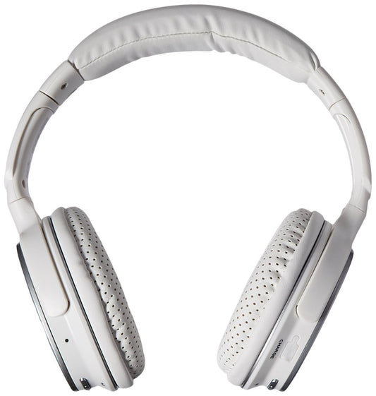 Nakamichi Wireless Bluetooth Headphones Over Ear Headband - White Portable Audio - Headphones Nakamichi    - Simple Cell Bulk Wholesale Pricing - USA Seller