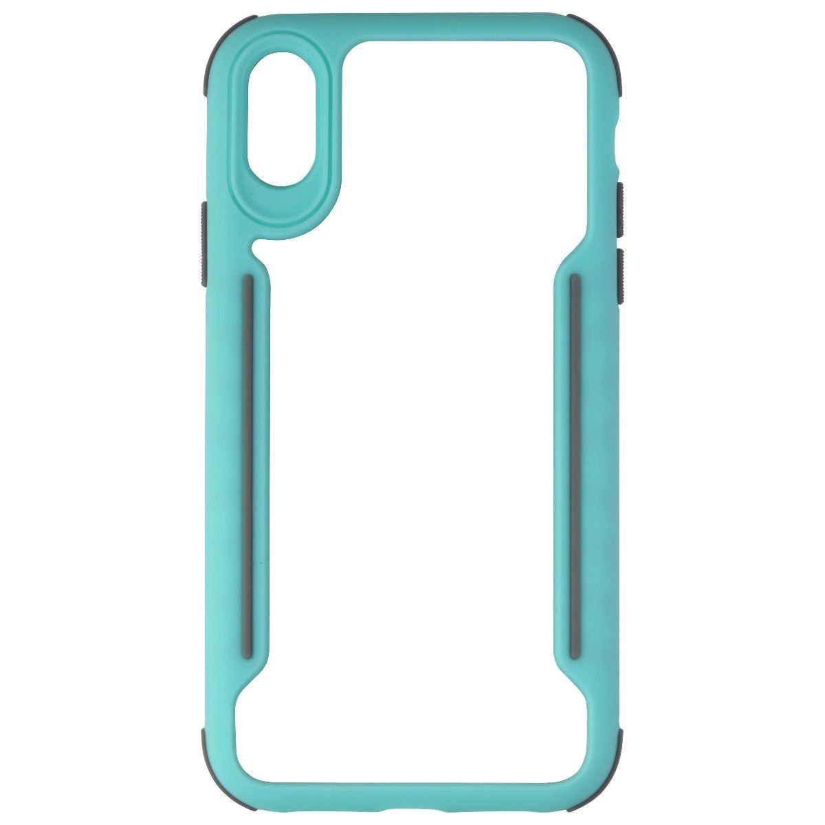 Verizon Slim Guard Series Case for Apple iPhone XR - Clear / Teal / Gray Cell Phone - Cases, Covers & Skins Verizon    - Simple Cell Bulk Wholesale Pricing - USA Seller