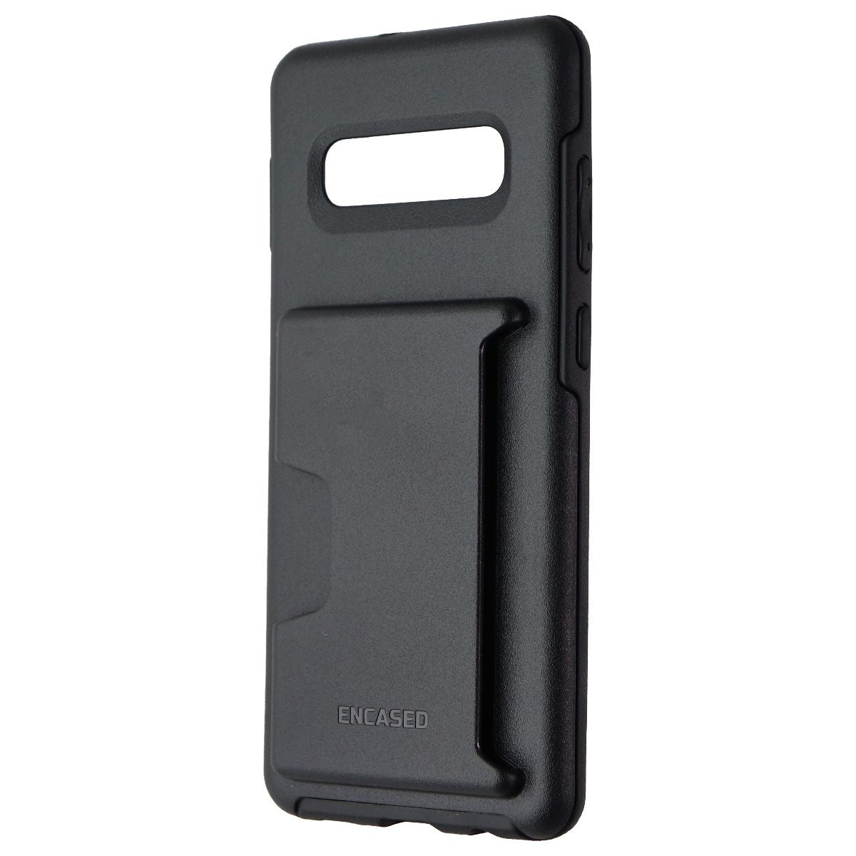 Encased Series Card/Wallet Case for Samsung S10 Plus - Black Cell Phone - Cases, Covers & Skins Encased    - Simple Cell Bulk Wholesale Pricing - USA Seller
