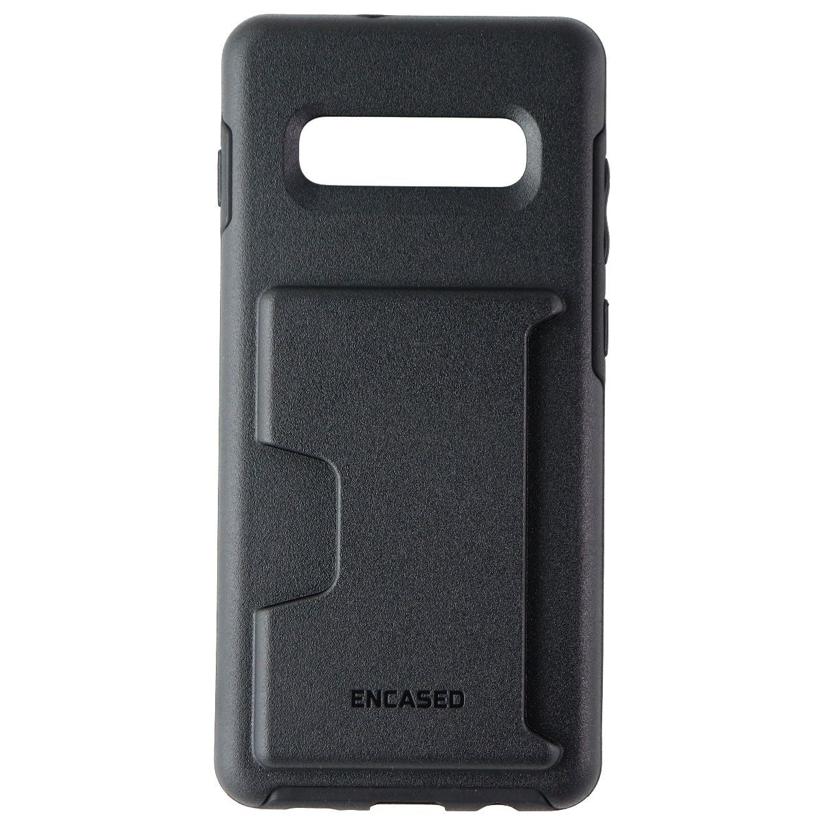 Encased Series Card/Wallet Case for Samsung S10 Plus - Black Cell Phone - Cases, Covers & Skins Encased    - Simple Cell Bulk Wholesale Pricing - USA Seller