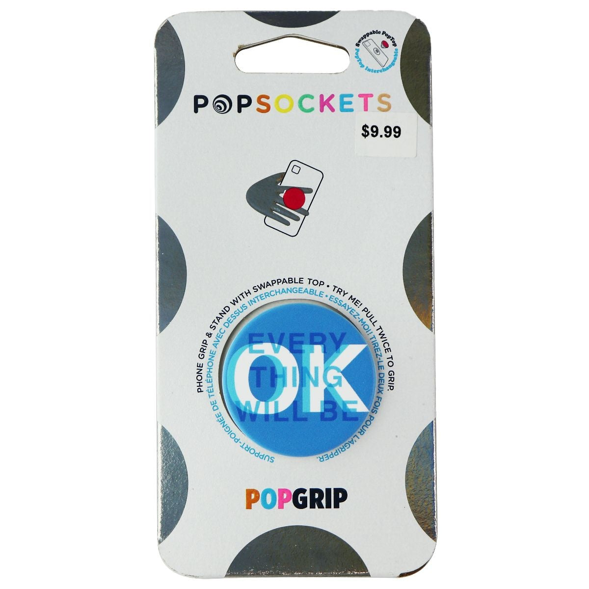 PopSockets Phone Grip with Expanding Kickstand - Everything's OK Cell Phone - Mounts & Holders PopSockets    - Simple Cell Bulk Wholesale Pricing - USA Seller