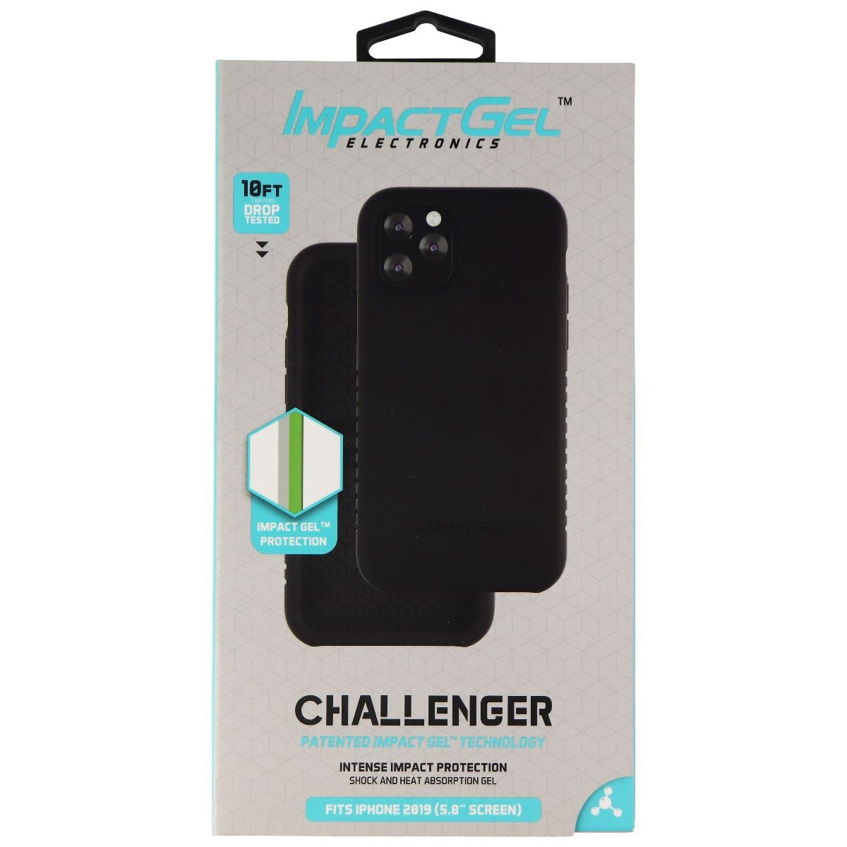 Impact Gel Challenger Series Case for Apple iPhone 11 Pro - Black Cell Phone - Cases, Covers & Skins Impact Gel    - Simple Cell Bulk Wholesale Pricing - USA Seller