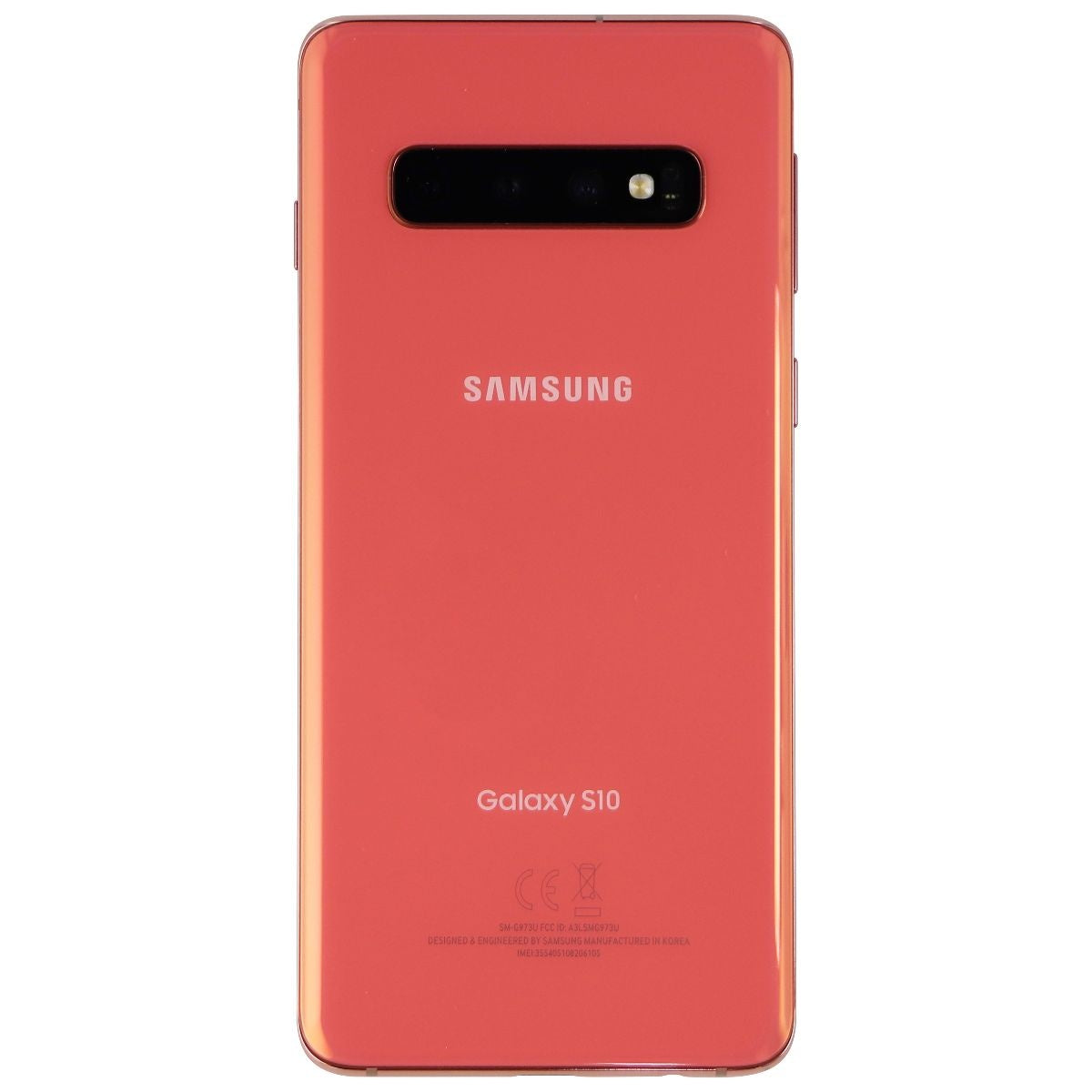 Samsung Galaxy S10 (6.1-inch) Smartphone SM-G973U Verizon - 128GB/Flamingo Pink Cell Phones & Smartphones Samsung    - Simple Cell Bulk Wholesale Pricing - USA Seller