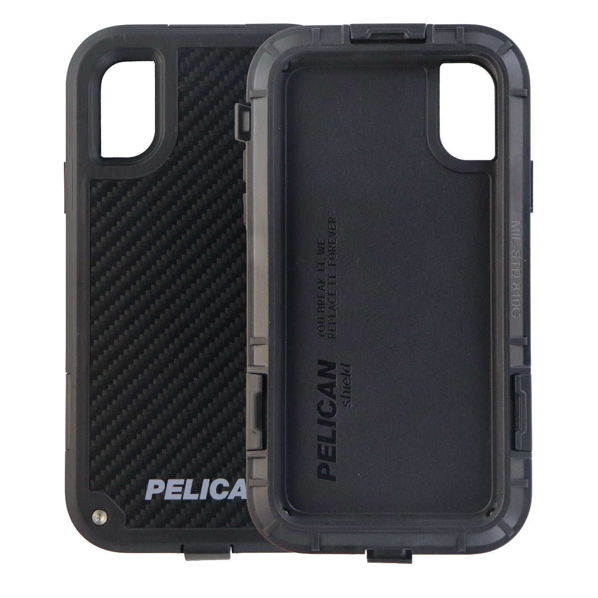 Pelican Shield Series Extreme Protection Case for iPhone X 10 - Carbon/Black Cell Phone - Cases, Covers & Skins Pelican    - Simple Cell Bulk Wholesale Pricing - USA Seller