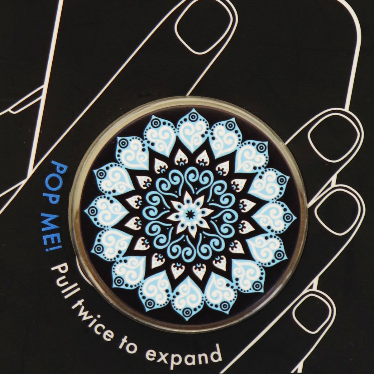 PopSockets: Collapsible Grip & Stand for Phones and Tablets - Peace Mandala Sky Cell Phone - Accessory Bundles PopSockets    - Simple Cell Bulk Wholesale Pricing - USA Seller