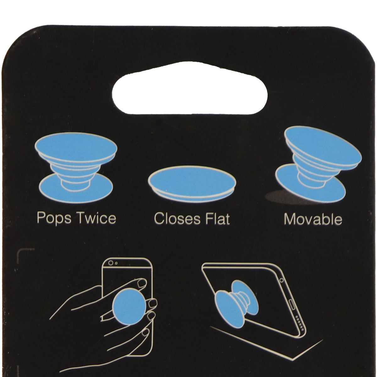 PopSockets: Collapsible Grip & Stand for Phones and Tablets - Black Aluminum Cell Phone - Mounts & Holders PopSockets    - Simple Cell Bulk Wholesale Pricing - USA Seller