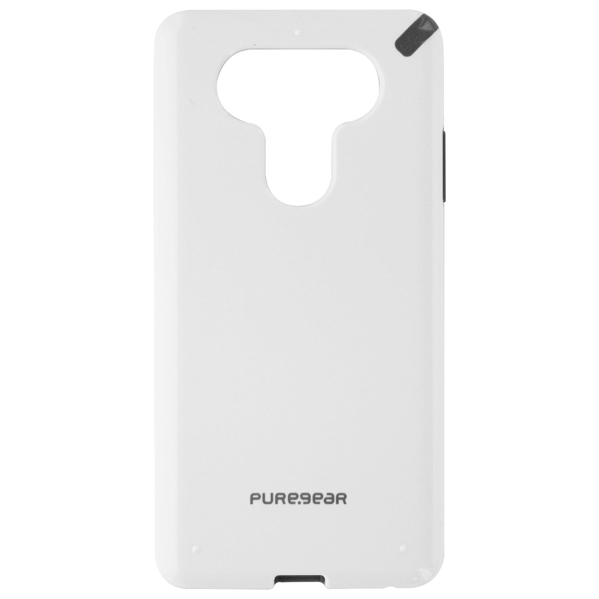 PureGear Slim Shell Series Hardshell Case Cover for LG V20 - White/Gray Cell Phone - Cases, Covers & Skins PureGear    - Simple Cell Bulk Wholesale Pricing - USA Seller