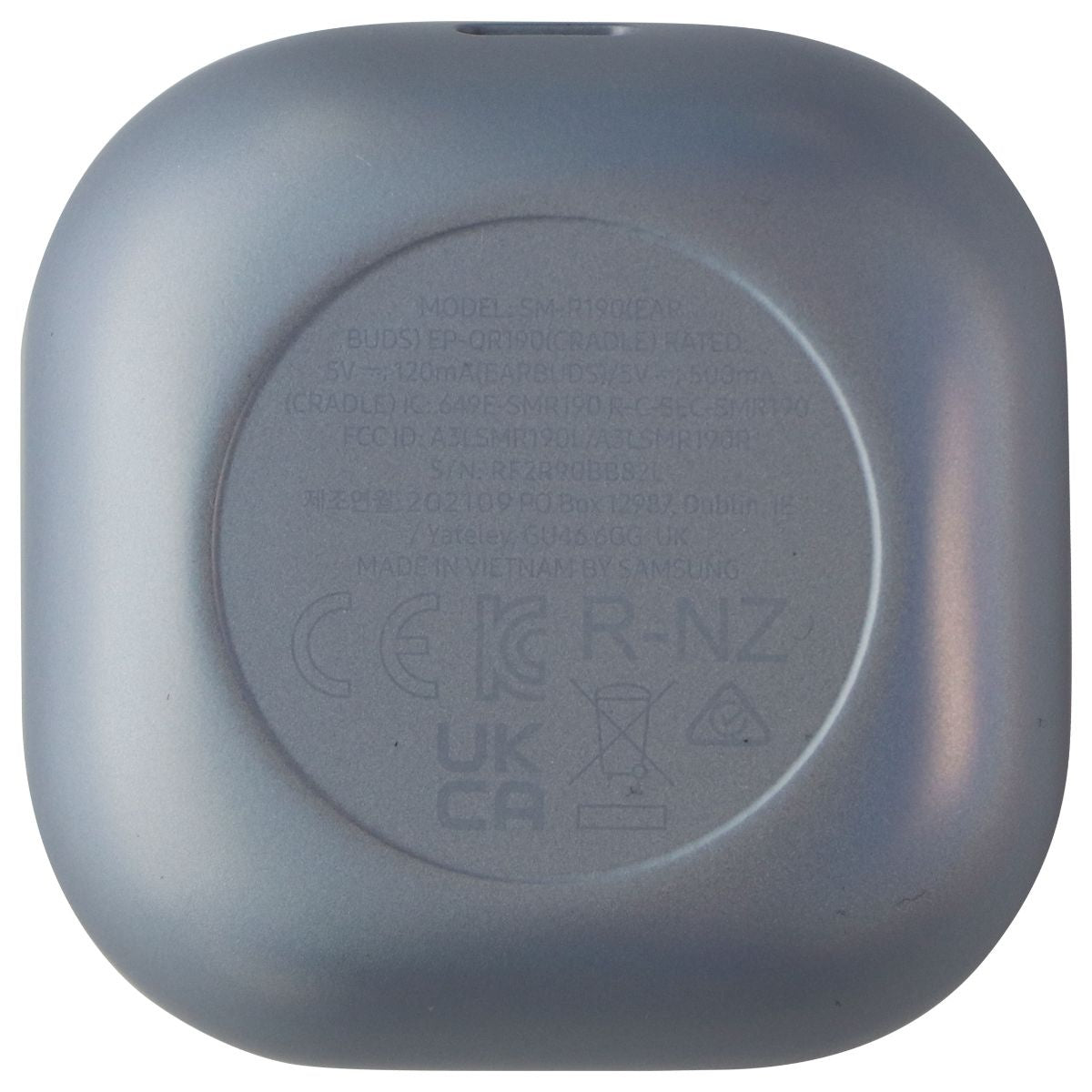 Samsung Charging Cradle Case for Galaxy Buds Pro - Phantom Silver (EP-QR190) Portable Audio - Headphones Samsung    - Simple Cell Bulk Wholesale Pricing - USA Seller
