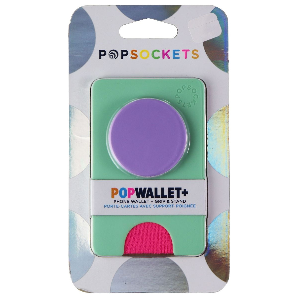 PopSockets PopWallet+ with Swappable PopTop - Colorblock Ultra Cell Phone - Mounts & Holders PopSockets    - Simple Cell Bulk Wholesale Pricing - USA Seller