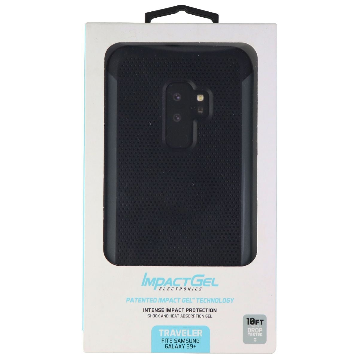 Impact Gel Traveler Series Case for Samsung Galaxy (S9+) - Black/Gray Cell Phone - Cases, Covers & Skins Impact Gel    - Simple Cell Bulk Wholesale Pricing - USA Seller