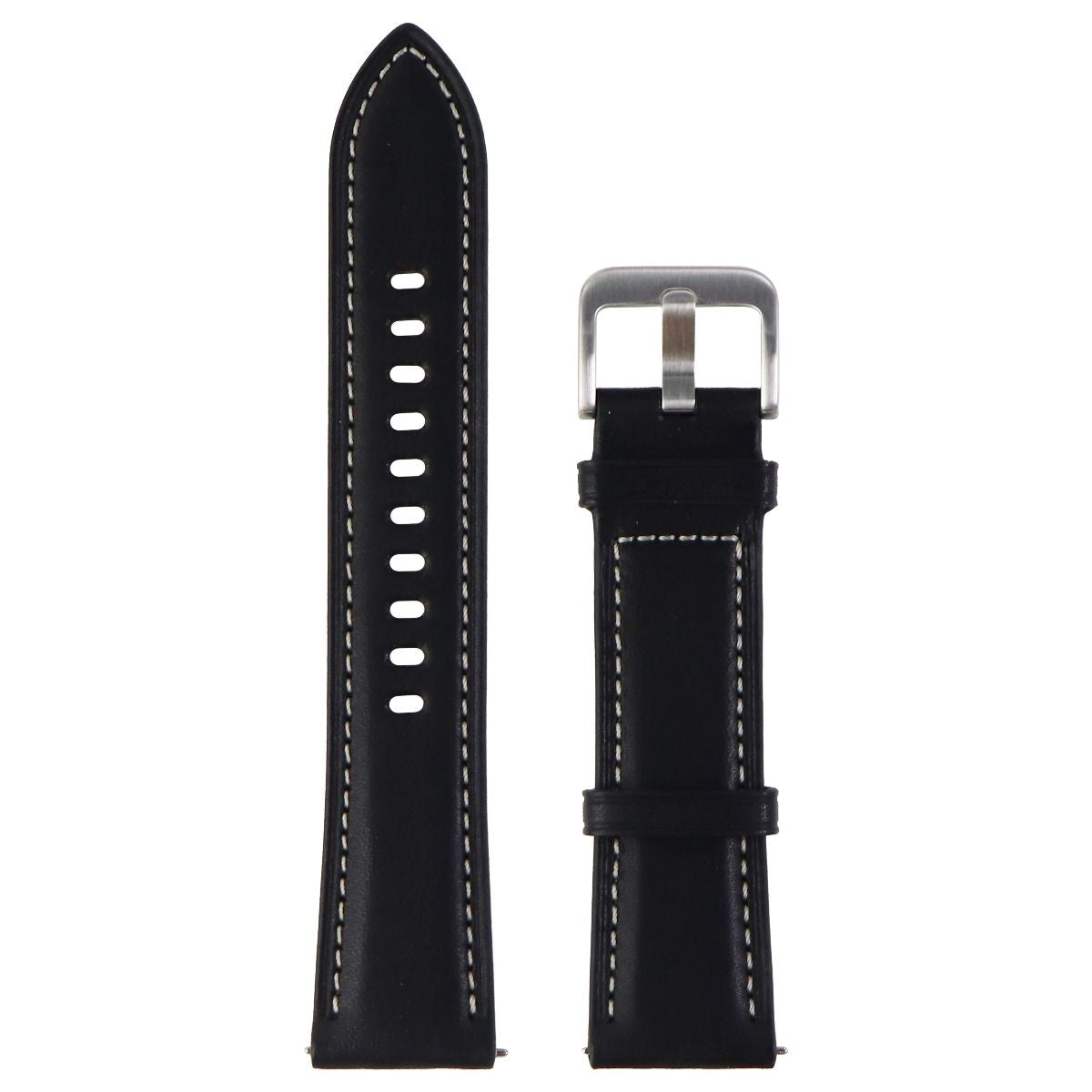 Samsung Leather Stitch Band for 20mm Watches - Black (ET-SLR85SBEGUJ) Smart Watch Accessories - Watch Bands Samsung Electronics    - Simple Cell Bulk Wholesale Pricing - USA Seller