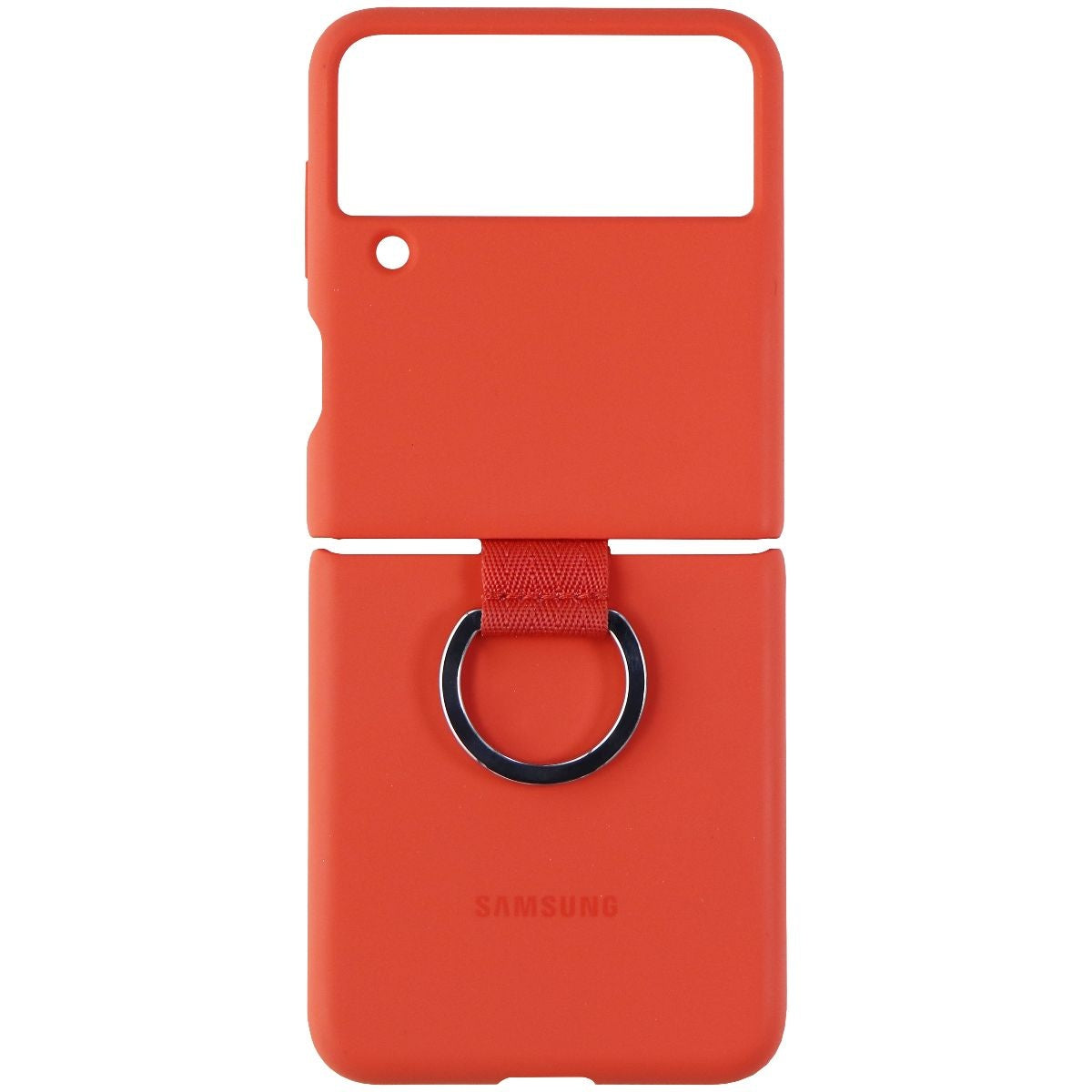 Samsung Silicone Protective Cover with Ring for Galaxy Z Flip3 5G - Coral Cell Phone - Cases, Covers & Skins Samsung Electronics    - Simple Cell Bulk Wholesale Pricing - USA Seller
