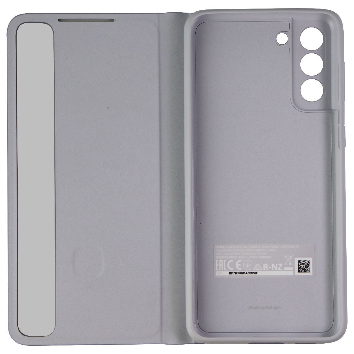 Samsung S-View Flip Cover for Galaxy S21+ & S21+ 5G - Violet (EF-ZG996CVE) Cell Phone - Cases, Covers & Skins Samsung    - Simple Cell Bulk Wholesale Pricing - USA Seller