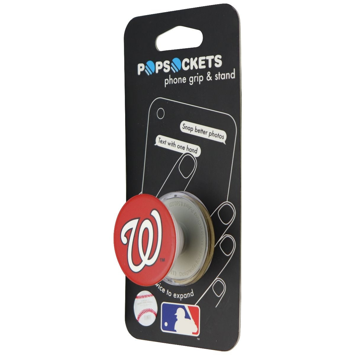 PopSockets: Collapsible Grip & Stand for Phones & Tablets - Washington Nationals Cell Phone - Mounts & Holders PopSockets    - Simple Cell Bulk Wholesale Pricing - USA Seller