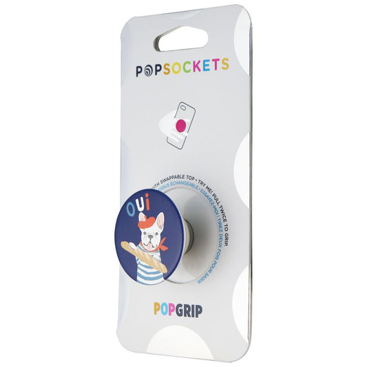 PopSockets: PopGrip Expanding Stand and Grip with Swappable Top - Frenchie Cell Phone - Mounts & Holders PopSockets    - Simple Cell Bulk Wholesale Pricing - USA Seller