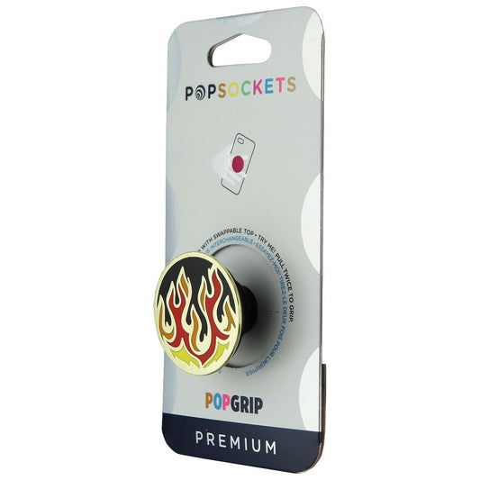 PopSocket PopGrip Premium Swappable Grip for Phones and Tablets - Fire / Enamel Cell Phone - Mounts & Holders PopSockets    - Simple Cell Bulk Wholesale Pricing - USA Seller