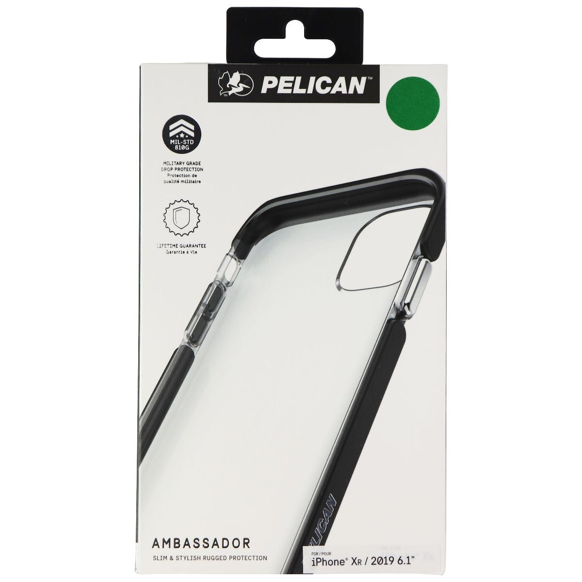 Pelican Ambassador Series Case for Apple iPhone 11 & iPhone XR - Clear/Black Cell Phone - Cases, Covers & Skins Pelican    - Simple Cell Bulk Wholesale Pricing - USA Seller