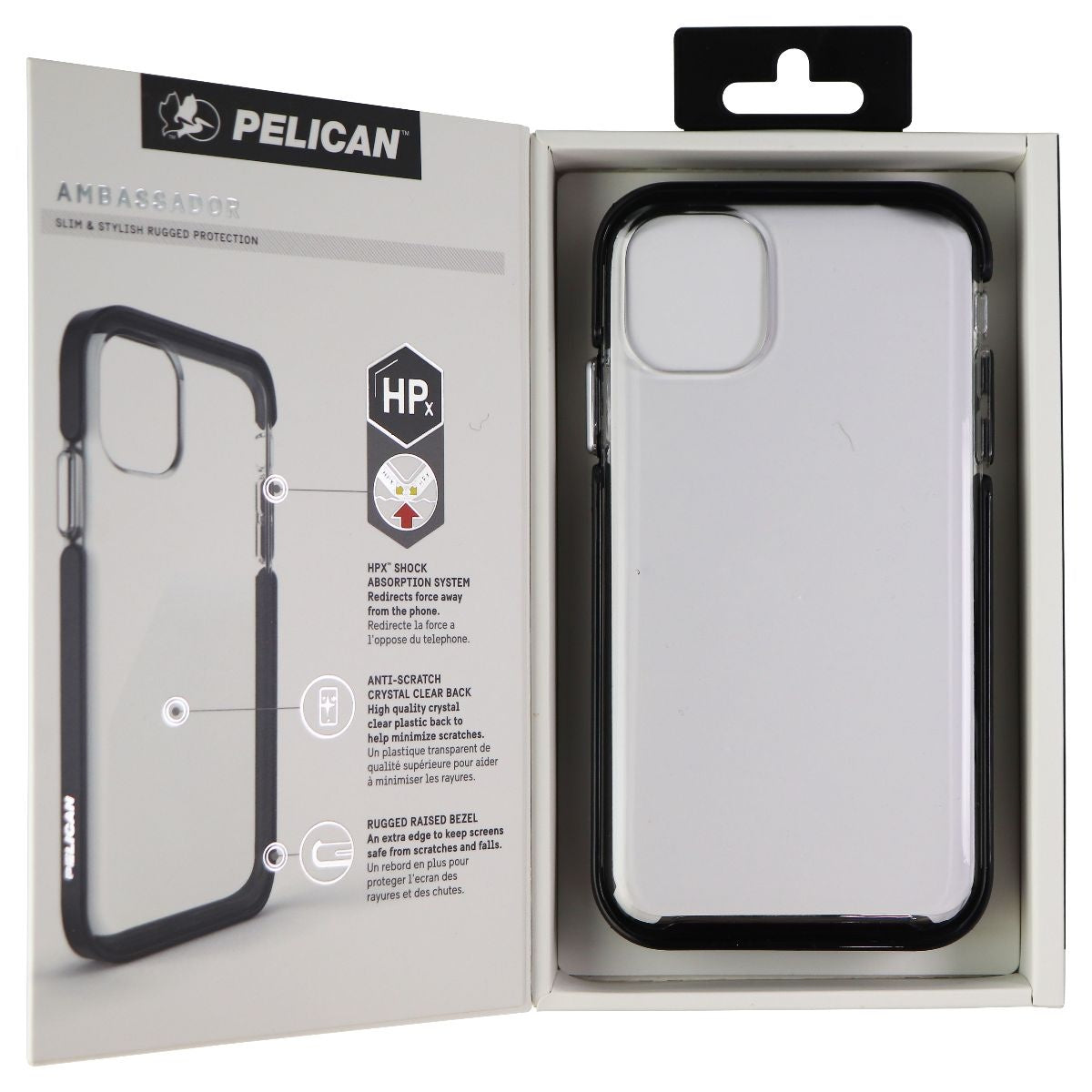 Pelican Ambassador Series Case for Apple iPhone 11 & iPhone XR - Clear/Black Cell Phone - Cases, Covers & Skins Pelican    - Simple Cell Bulk Wholesale Pricing - USA Seller