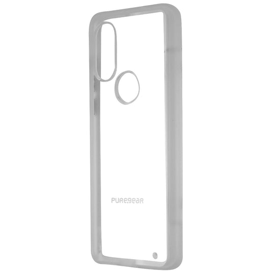 PureGear Slim Shell Series Case for Motorola Moto One - Clear/Frost Cell Phone - Cases, Covers & Skins PureGear    - Simple Cell Bulk Wholesale Pricing - USA Seller