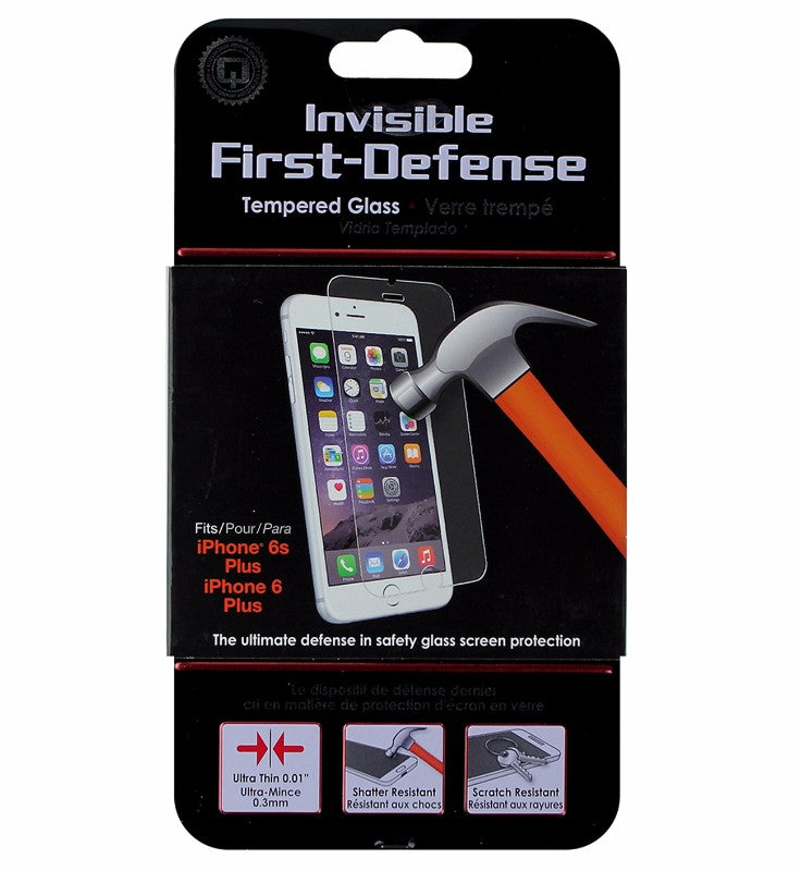 Qmadix Invisible First-Defense Tempered Glass for iPhone 6 Plus/6s Plus - Clear Cell Phone - Screen Protectors Qmadix    - Simple Cell Bulk Wholesale Pricing - USA Seller