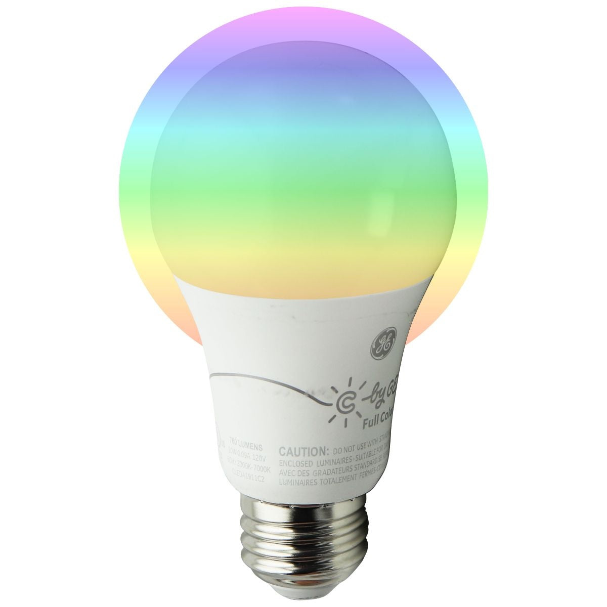 C by GE Full Color LED A19 Smart Bulb (760 Lumens) (CLEDA1911C2) Home Improvement - Other Home Improvement C BY GE    - Simple Cell Bulk Wholesale Pricing - USA Seller