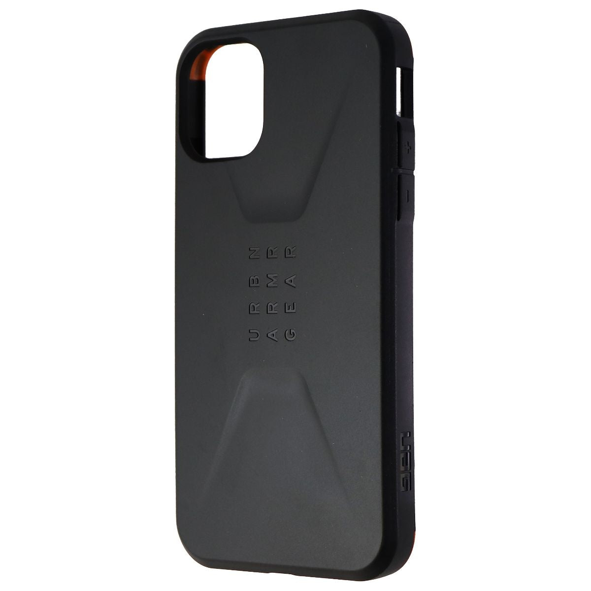 UAG Civilian Series Discreet Hard Case for Apple iPhone 11 - Black/Orange Cell Phone - Cases, Covers & Skins Urban Armor Gear    - Simple Cell Bulk Wholesale Pricing - USA Seller