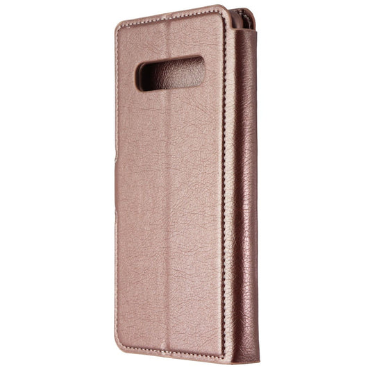 Base Wallet Folio Series Case for Samsung Galaxy S10 Plus - Rose Gold Cell Phone - Cases, Covers & Skins Base    - Simple Cell Bulk Wholesale Pricing - USA Seller