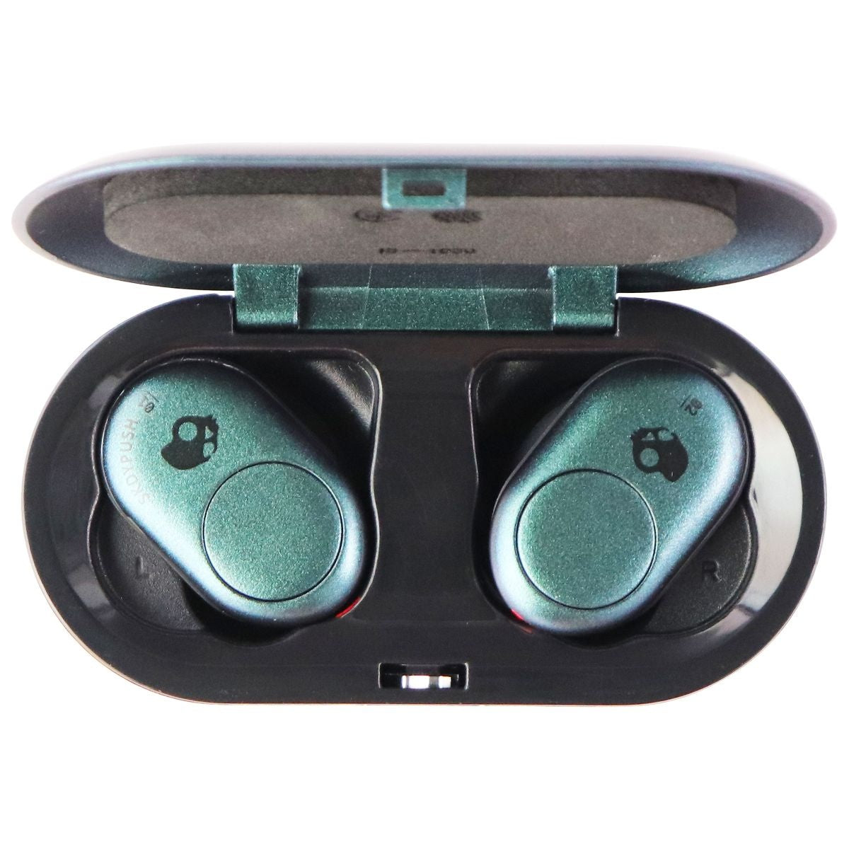 Skullcandy Push Series Truely Wireless In-Ear Headphones - Teal GRADE A Portable Audio - Headphones Skullcandy    - Simple Cell Bulk Wholesale Pricing - USA Seller