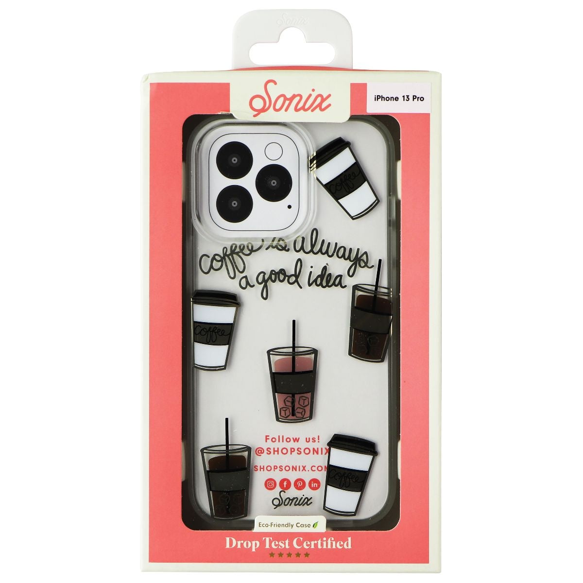 Sonix Clear Phone Case for Apple iPhone 13 Pro - Coffee Cell Phone - Cases, Covers & Skins Sonix    - Simple Cell Bulk Wholesale Pricing - USA Seller