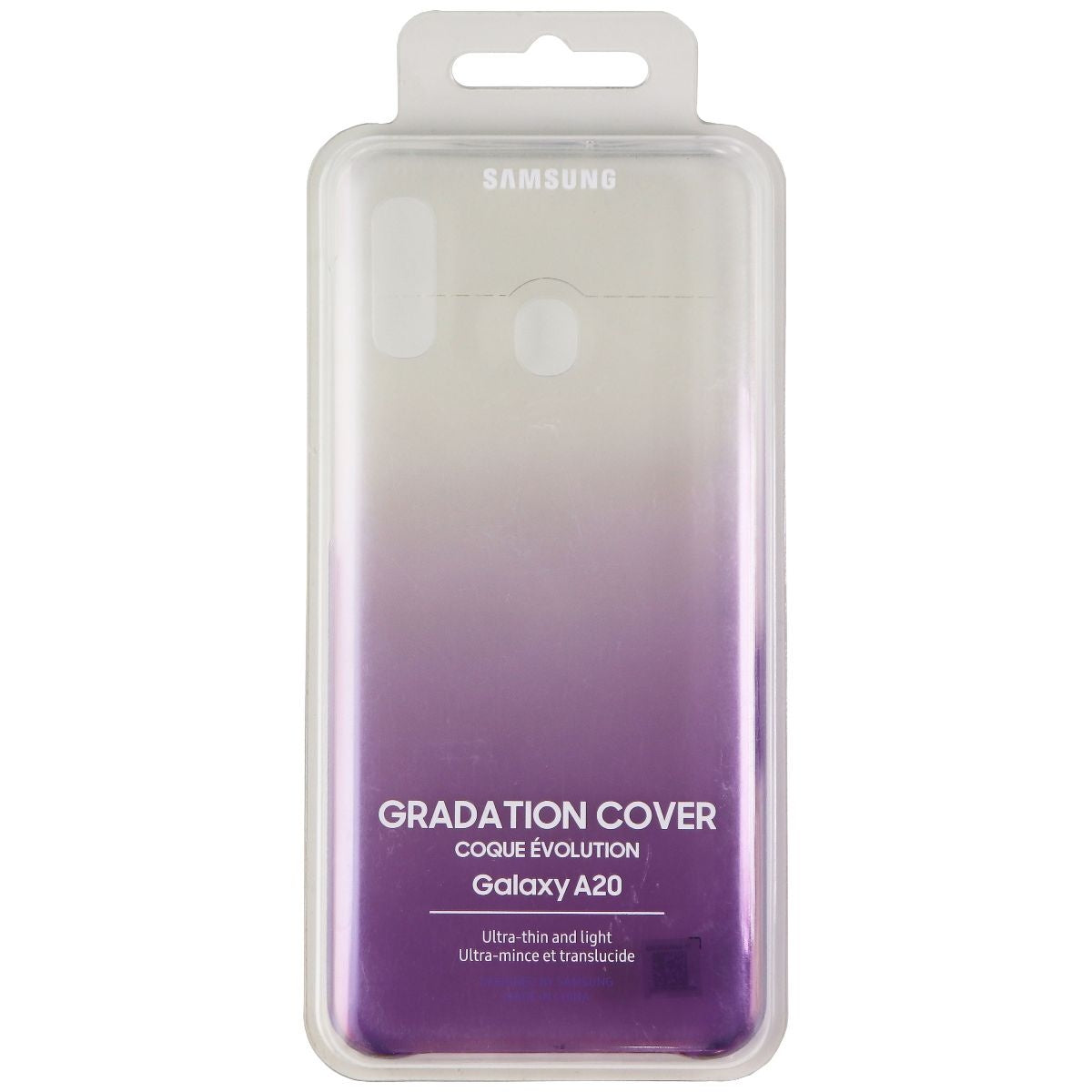 Samsung Gradation Cover Galaxy A20 - Violet (EF-AA205CVEGCA) Cell Phone - Cases, Covers & Skins Samsung    - Simple Cell Bulk Wholesale Pricing - USA Seller