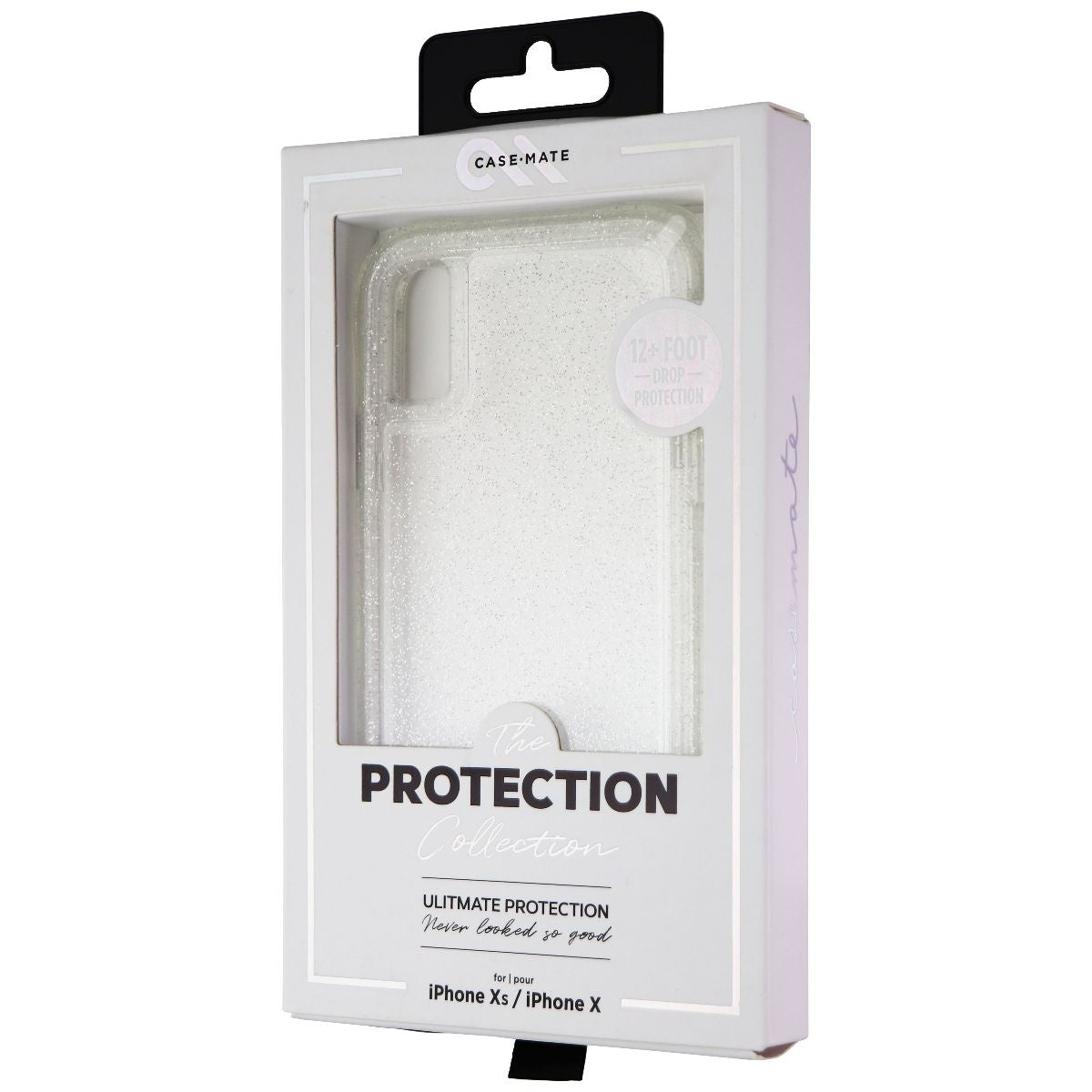 Case-Mate Protection Collection Case for iPhone Xs/X - Crystal Clear/Glitter Cell Phone - Cases, Covers & Skins Case-Mate    - Simple Cell Bulk Wholesale Pricing - USA Seller