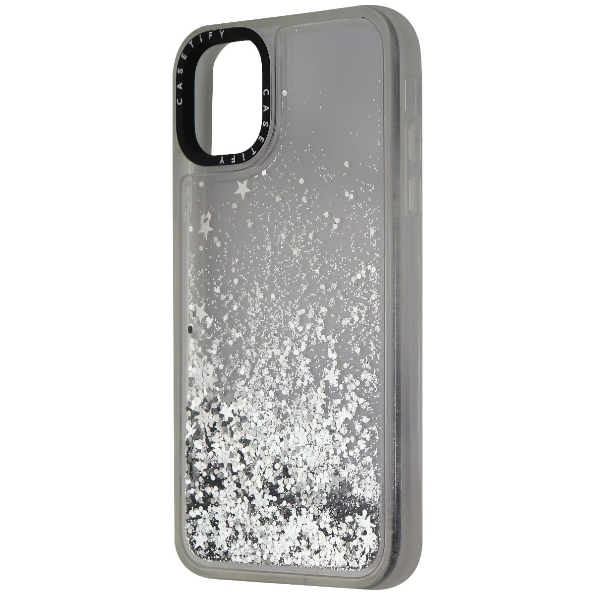 Casetify Glitter Case for Apple iPhone 11 - Monochrome Silver Cell Phone - Cases, Covers & Skins Casetify    - Simple Cell Bulk Wholesale Pricing - USA Seller
