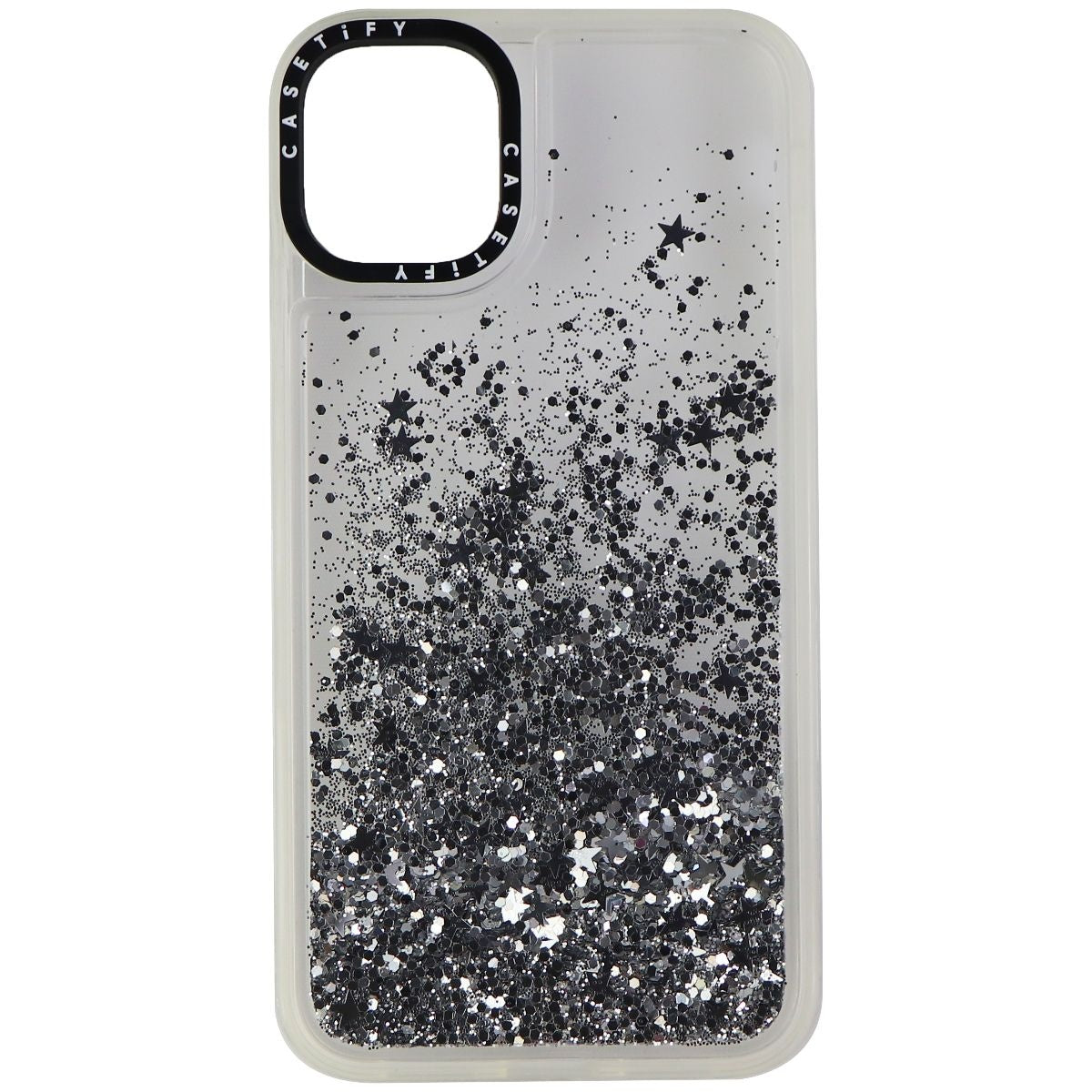 Casetify Glitter Case for Apple iPhone 11 - Monochrome Silver Cell Phone - Cases, Covers & Skins Casetify    - Simple Cell Bulk Wholesale Pricing - USA Seller