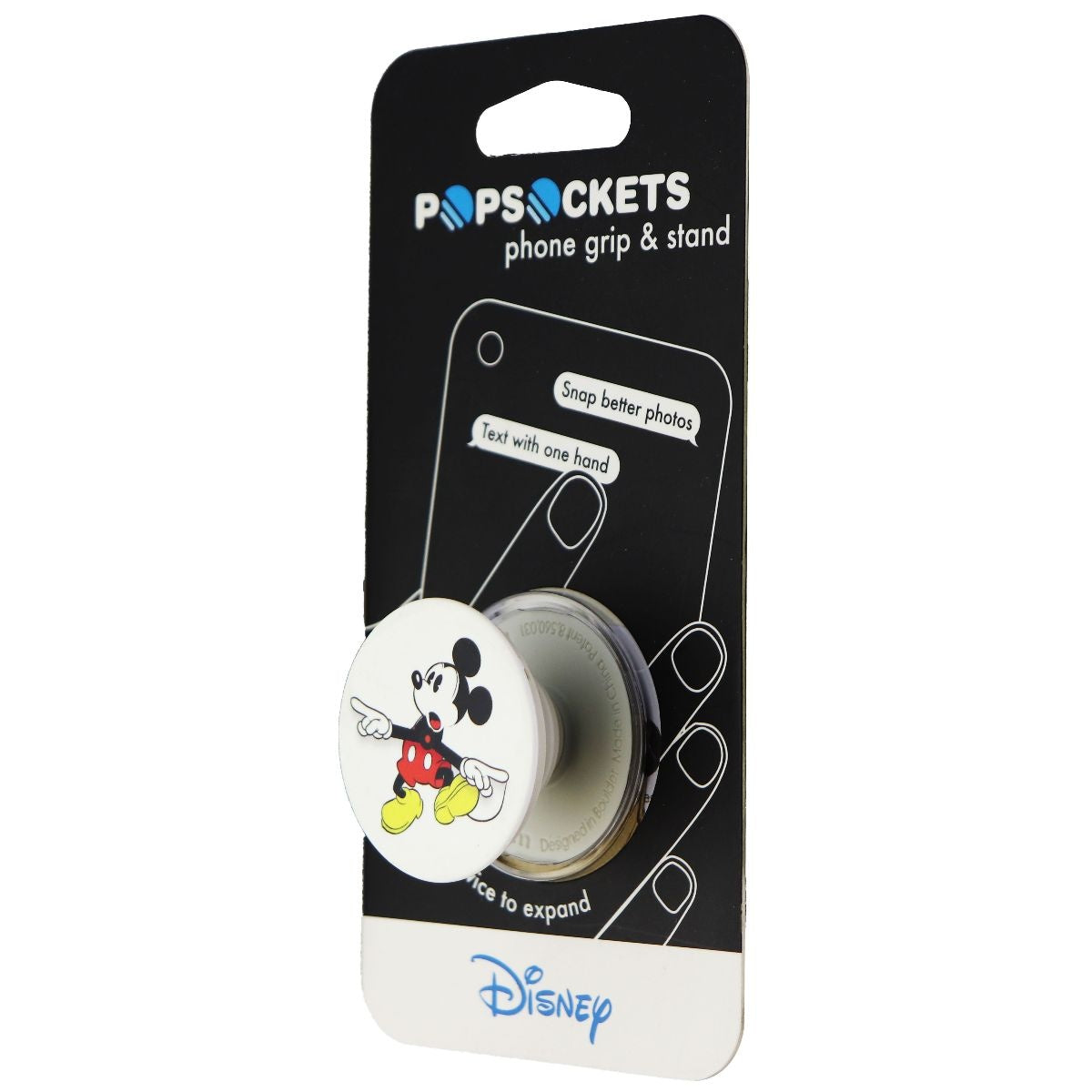 PopSockets: PopGrip with Swappable Top for Phones & Tablets - Mickey Watch Cell Phone - Mounts & Holders PopSockets    - Simple Cell Bulk Wholesale Pricing - USA Seller