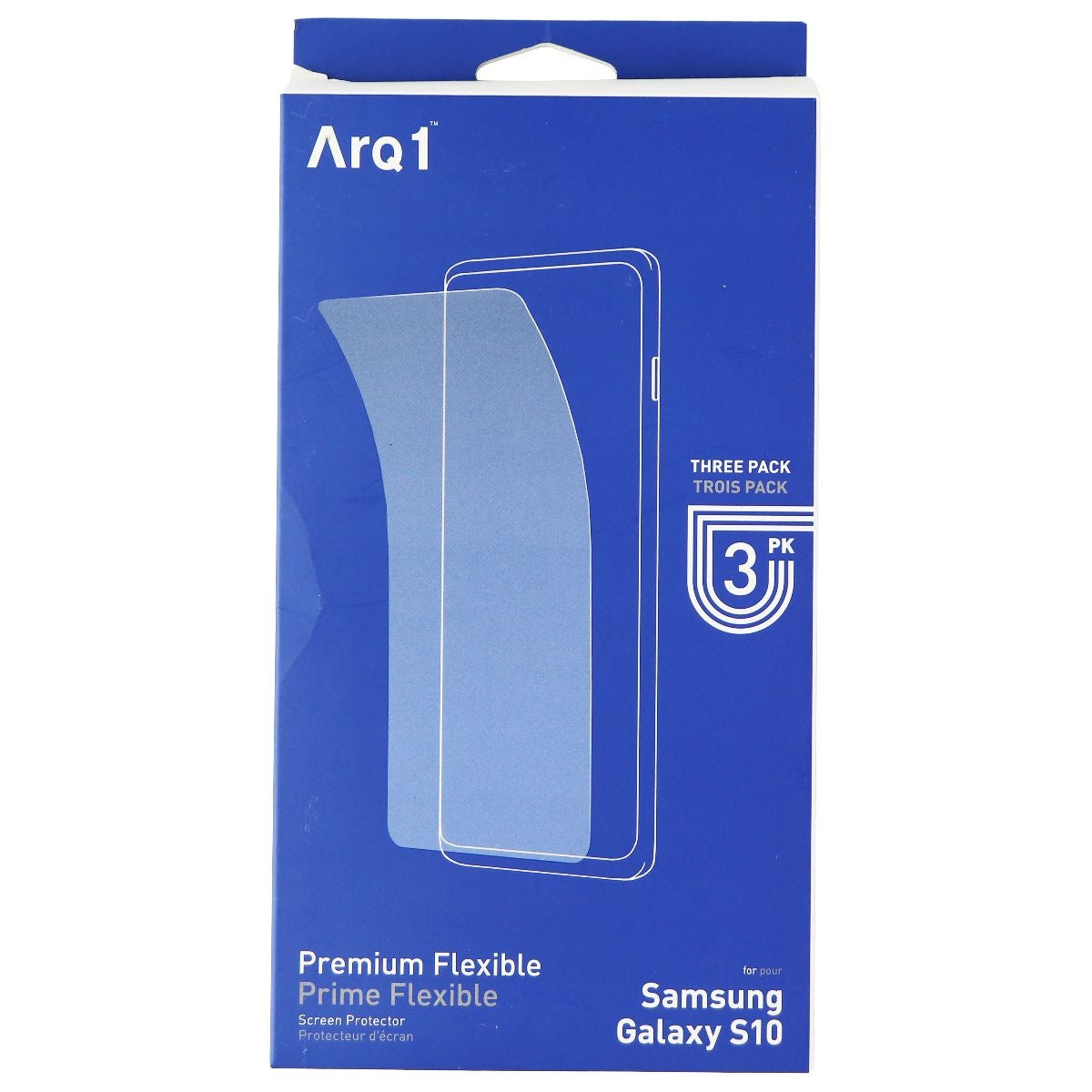 ARQ1 Premium Flexible Screen Protector for Samsung Galaxy S10 - 3 Pack Cell Phone - Screen Protectors ARQ1    - Simple Cell Bulk Wholesale Pricing - USA Seller