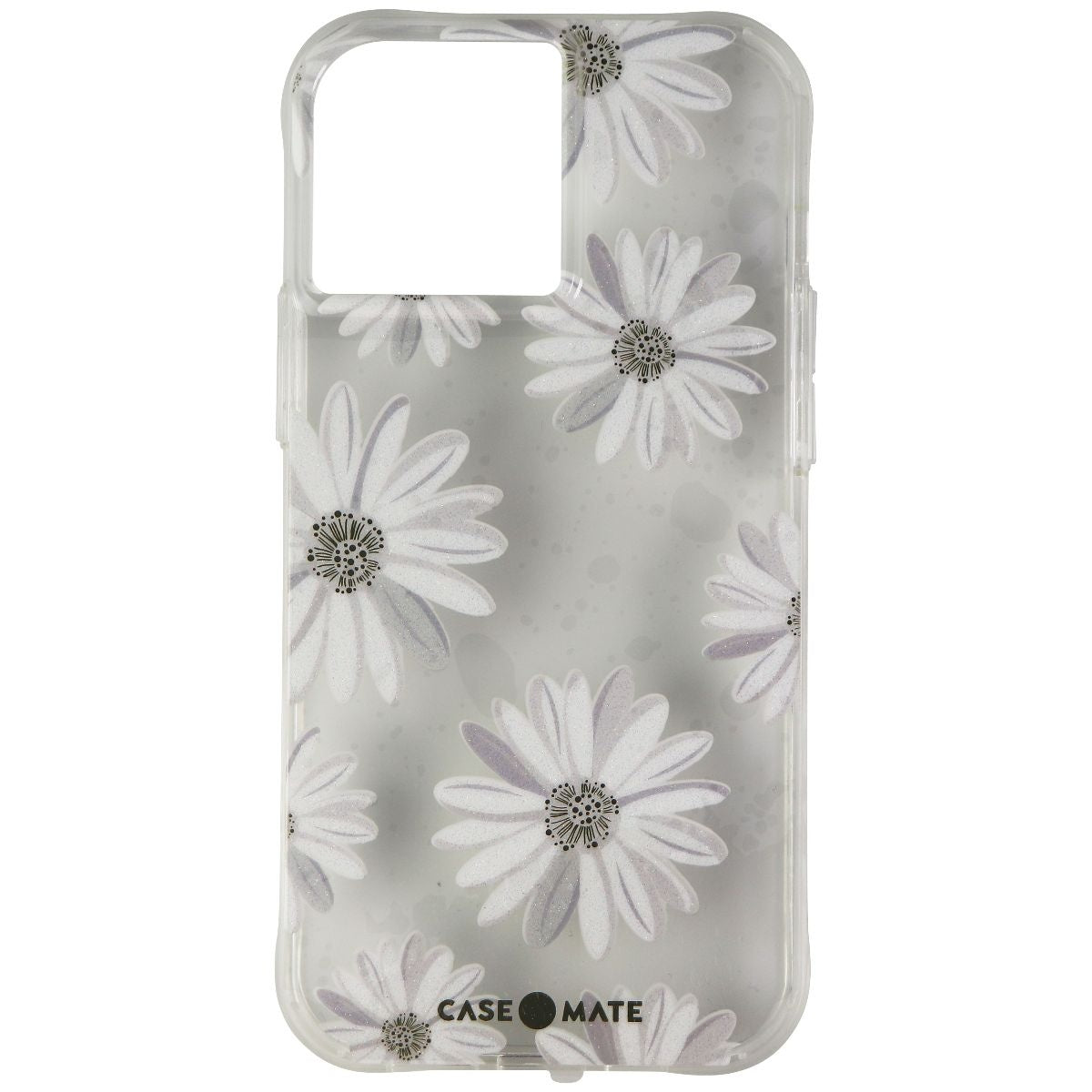 Case-Mate Tough Prints Case for iPhone 13 Pro Max / 12 Pro Max - Glitter Daisies Cell Phone - Cases, Covers & Skins Case-Mate    - Simple Cell Bulk Wholesale Pricing - USA Seller