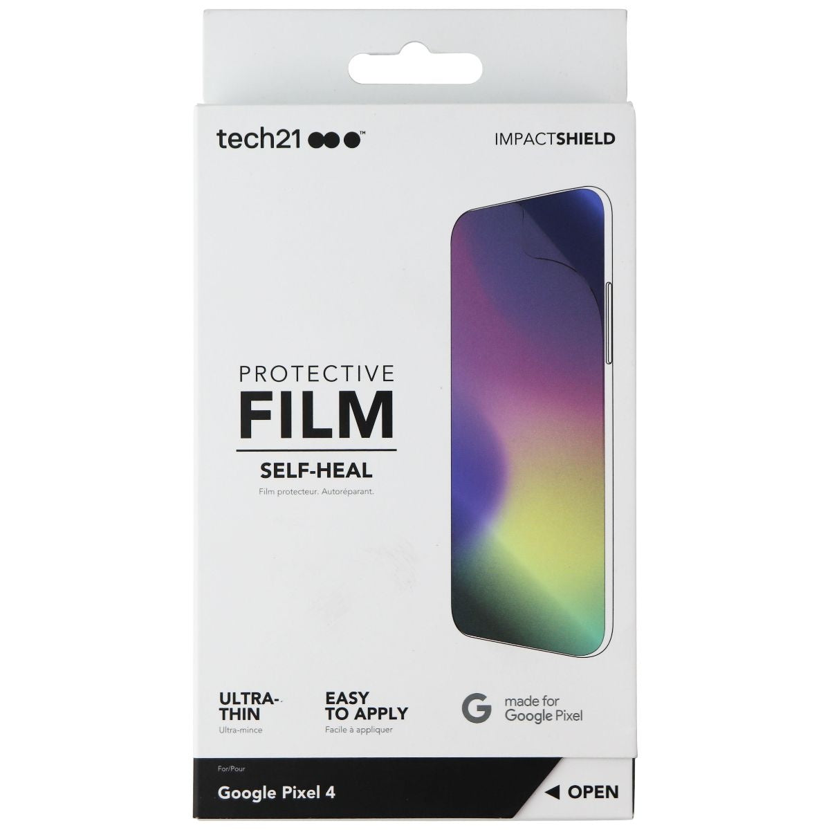 Tecvh21 ImpactShield Film Self-Heal Screen Protector for Google Pixel 4 Cell Phone - Screen Protectors Tech21    - Simple Cell Bulk Wholesale Pricing - USA Seller