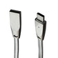 Hoco U9 (6-Ft/2M) Zinc Alloy Jelly Knitted USB-C Charge & Sync Cable - Silver Cell Phone - Cables & Adapters Hoco.    - Simple Cell Bulk Wholesale Pricing - USA Seller