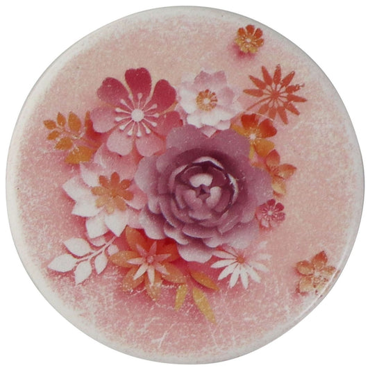 PopSockets PopGrip Swappable Top - Pink Flowers (Top ONLY/No Base) Cell Phone - Mounts & Holders PopSockets    - Simple Cell Bulk Wholesale Pricing - USA Seller